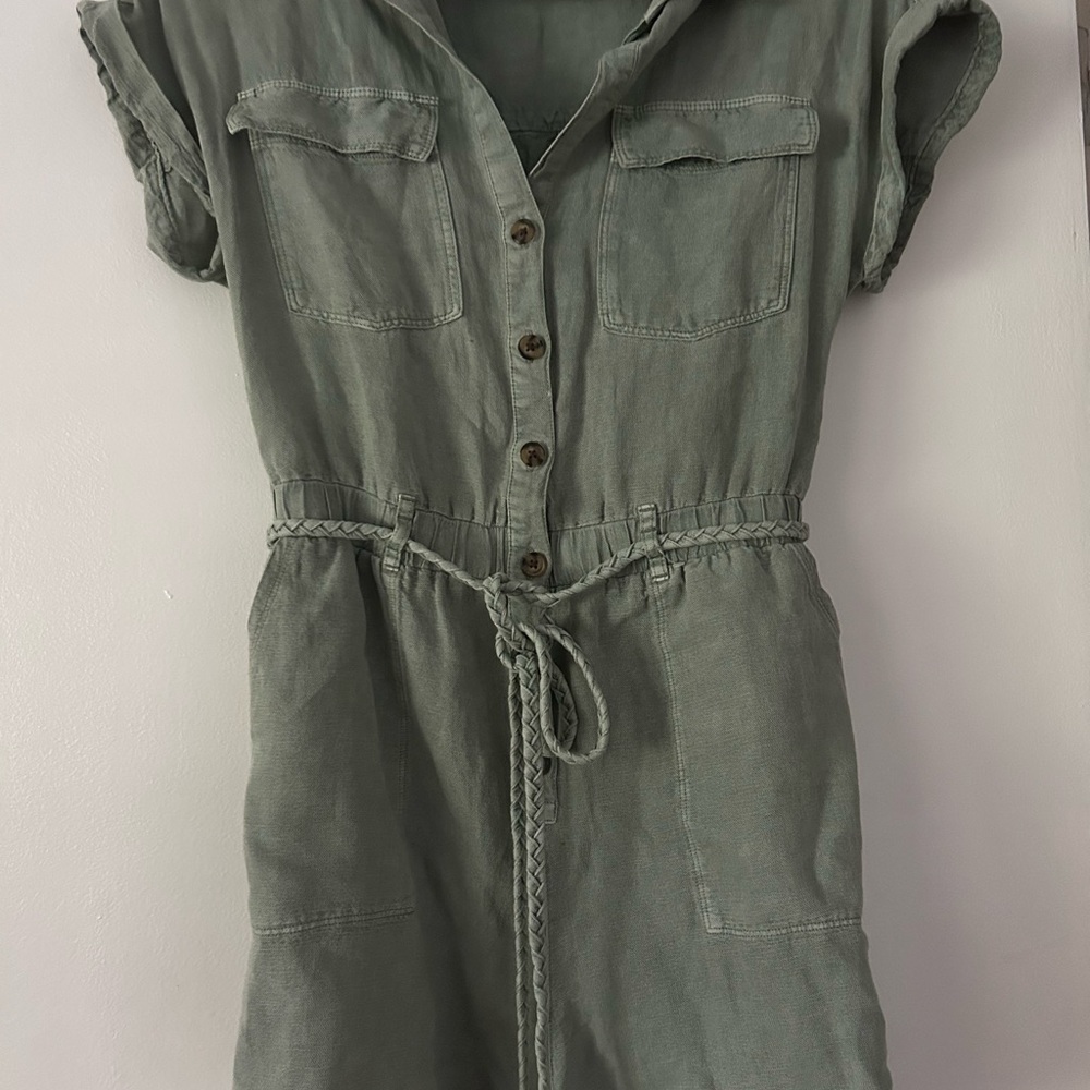 Nicole Miller Green Jumpsuit